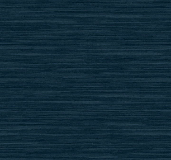 Shining Sisal Grasscloth Dark Blue Metallic Wallpaper by Inspired by Color Blues II Covers about 57.8 square feet 21-in by 33-ft long roll Unpasted 0 - Fabric Carolina -
