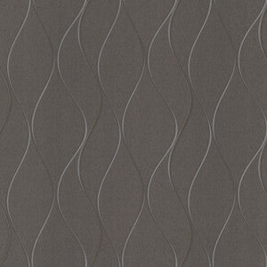 Wavy Stripe Black Metallic Wallpaper by York Wallcoverings