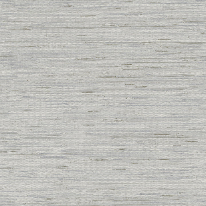Lustrous Grasscloth Silver Wallpaper by York Wallcoverings Grasscloth Resource Library Covers about 57.8 square feet 21-in by 33-ft long roll Unpasted 21 - Fabric Carolina -