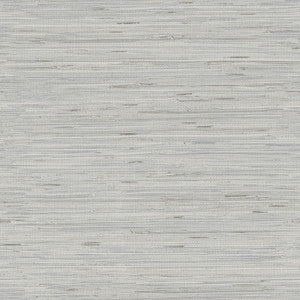 Lustrous Grasscloth Silver Wallpaper by York Wallcoverings