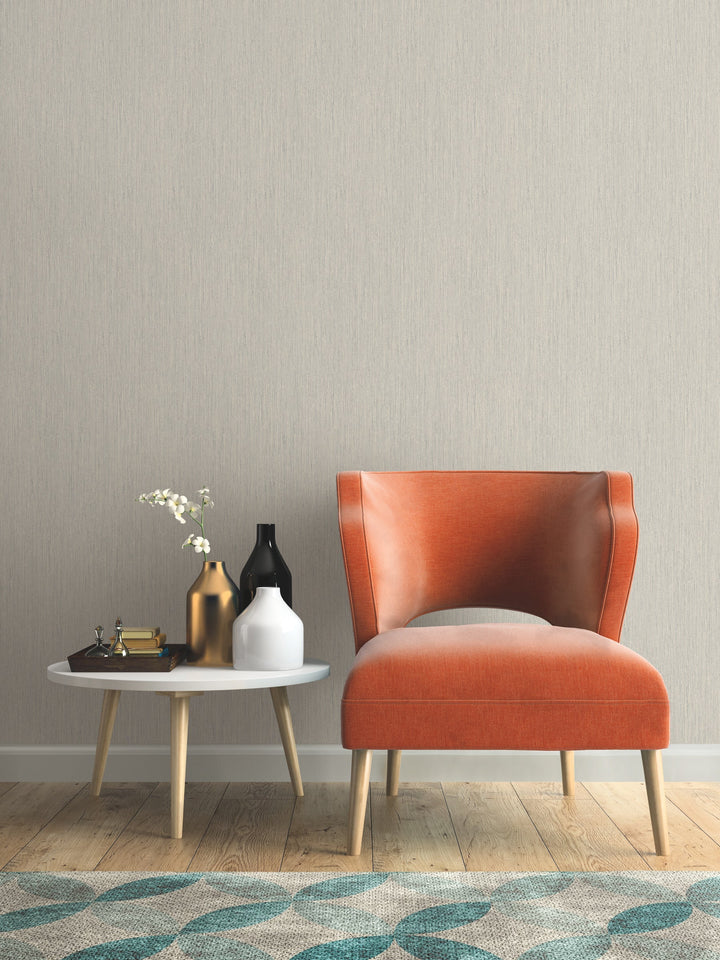 Seagrass Cream & Grey Wallpaper by York Wallcoverings Designer