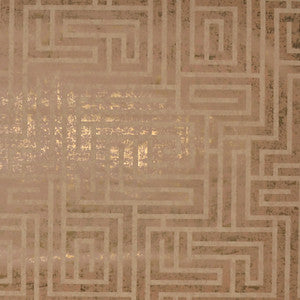 A Maze Brown Wallpaper by York Wallcoverings