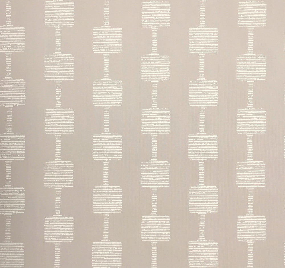 Micro Mini Beige Wallpaper by York Wallcoverings Mid Century Covers about 57.8 square feet 21-in by 33-ft long roll Unpasted 25.2 - Fabric Carolina -