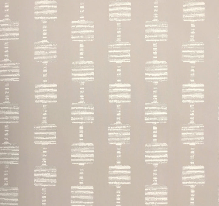 Micro Mini Beige Wallpaper by York Wallcoverings Mid Century Covers about 57.8 square feet 21-in by 33-ft long roll Unpasted 25.2 - Fabric Carolina -
