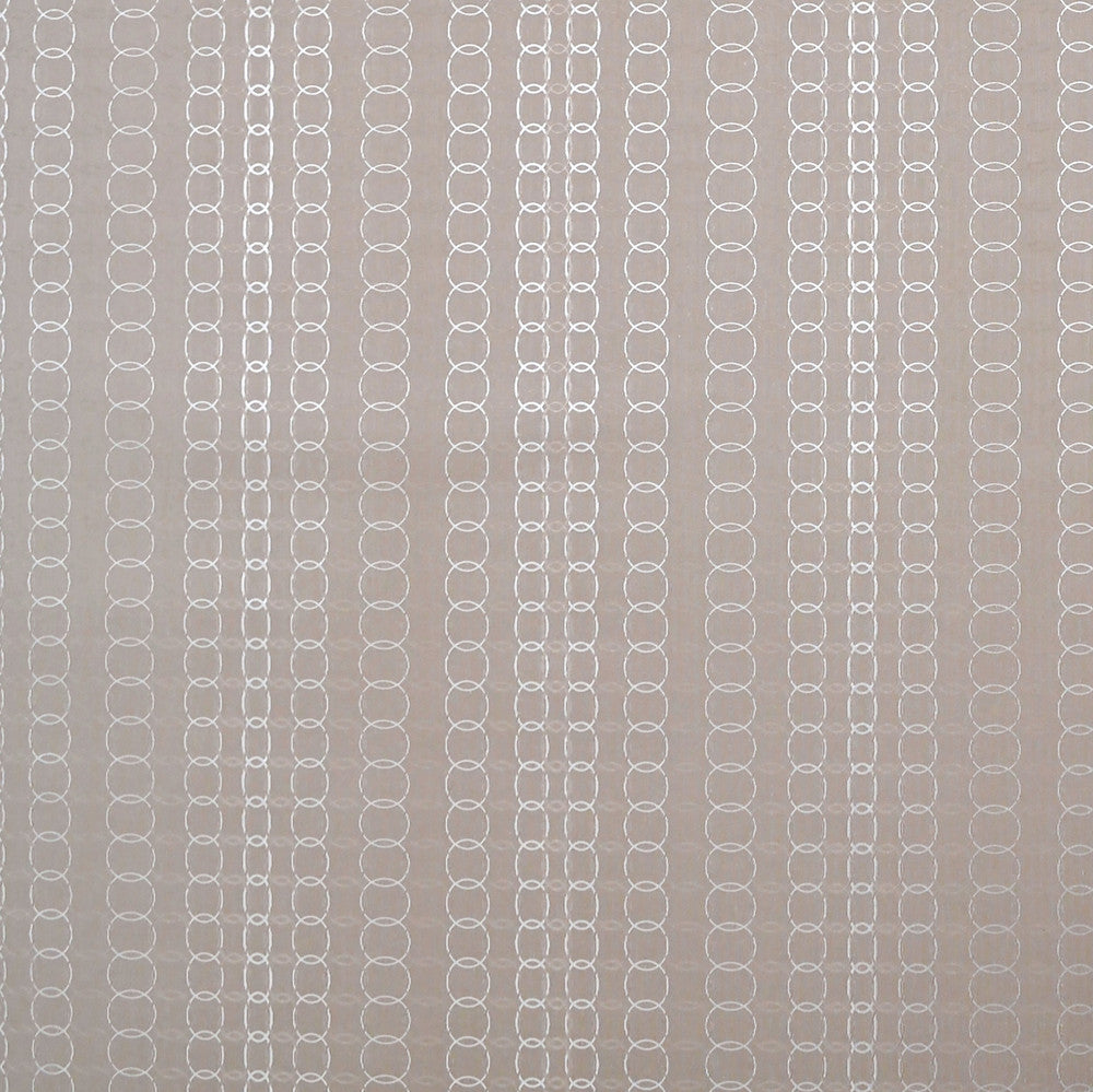 Oval Mesh Metallic Wallpaper by York Wallcoverings Mid Century Covers about 60.8 square feet 27-in by 27-ft long roll Unpasted 25.2 - Fabric Carolina -