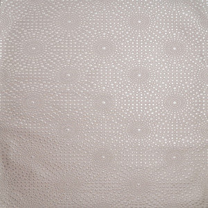 Circle Burst Silver Wallpaper by York Wallcoverings