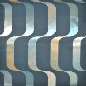 Ribbon Blue Wallpaper by York Wallcoverings