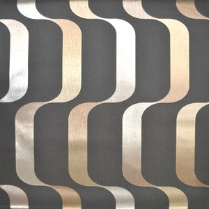 Ribbon Black Wallpaper by York Wallcoverings