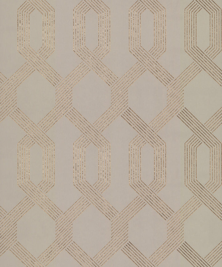 Viva Lounge Gold Metallic Wallpaper by York Wallcoverings Shimmering Finishes Covers about 57.8 square feet 21-in by 33-ft long roll Unpasted 25.2 - Fabric Carolina -