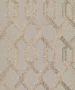 Viva Lounge Gold Metallic Wallpaper by York Wallcoverings