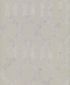 Viva Lounge Silver Metallic Wallpaper by York Wallcoverings