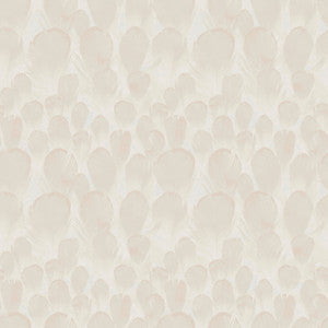 Feathers Cream Wallpaper by Antonina Vella