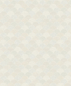 Mermaid Scales Soft Neutral Wallpaper by Antonina Vella