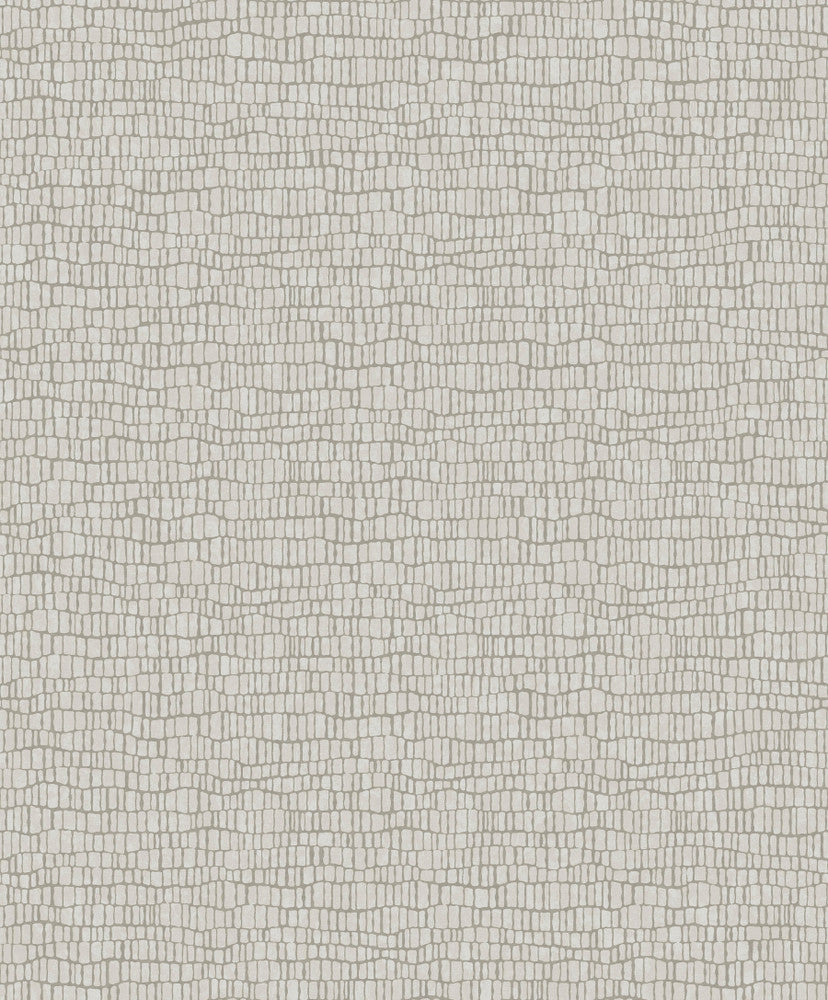 Skin Light Grey Metallic Wallpaper by Antonina Vella Antonina Vella Natural Opalescence Covers about 57.8 square feet 21-in by 33-ft long roll Unpasted 25.2 - Fabric Carolina -