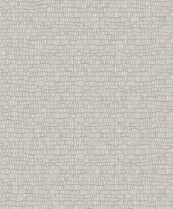 Skin Light Grey Metallic Wallpaper by Antonina Vella