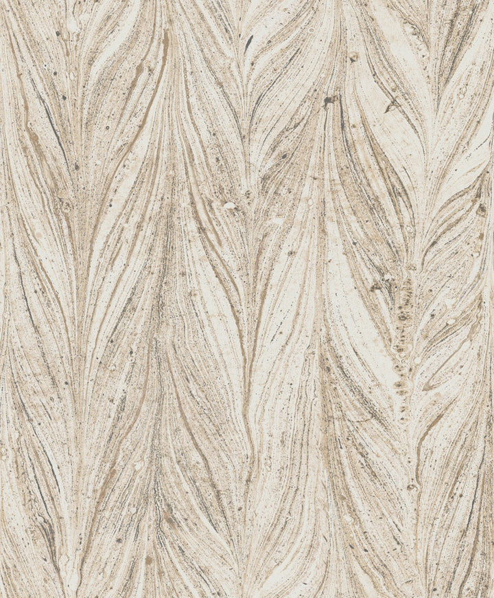 Ebru Marble Warm Neutral Wallpaper by Antonina Vella Antonina Vella Natural Opalescence Covers about 57.8 square feet 21-in by 33-ft long roll Unpasted 25.2 - Fabric Carolina -