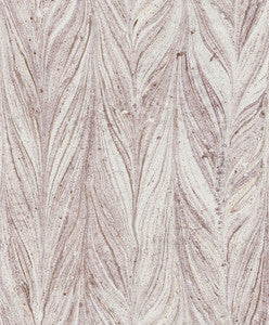 Ebru Marble Purple Metallic Wallpaper by Antonina Vella