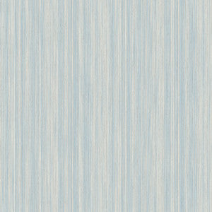 Soft Cascade Blue & Silver Wallpaper by Antonina Vella