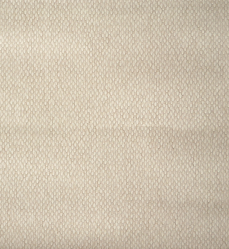 Stretched Hexagons Sand Wallpaper by Antonina Vella Antonina Vella Natural Opalescence Covers about 57.8 square feet 21-in by 33-ft long roll Unpasted 0 - Fabric Carolina -