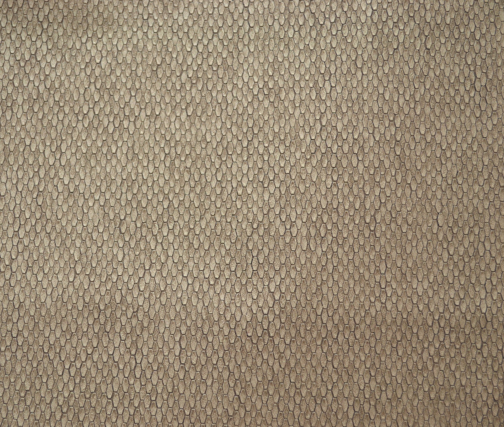 Stretched Hexagons Burnished Copper Wallpaper by York Wallcoverings Formations Covers about 57.2 square feet 20.8-in by 33-ft long roll Unpasted 0 - Fabric Carolina -