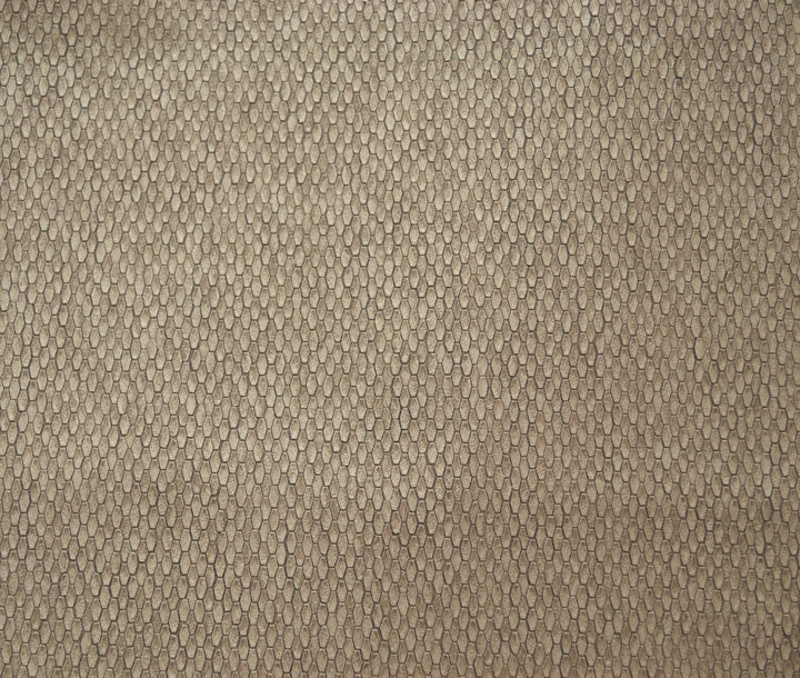 Stretched Hexagons Burnished Copper Wallpaper by York Wallcoverings Formations Covers about 57.2 square feet 20.8-in by 33-ft long roll Unpasted 0 - Fabric Carolina -