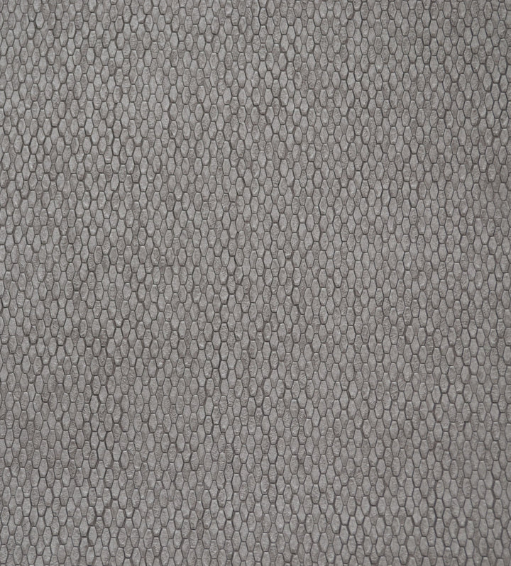 Stretched Hexagons Dark Silver Wallpaper by York Wallcoverings Formations Covers about 57.2 square feet 20.8-in by 33-ft long roll Unpasted 0 - Fabric Carolina -