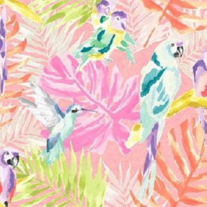 Yahoo Pink 01 by Norbar Designer Fabric HEAT WAVE 100% POLYESTER 18"V 18"H 55 - Swanky Fabrics -