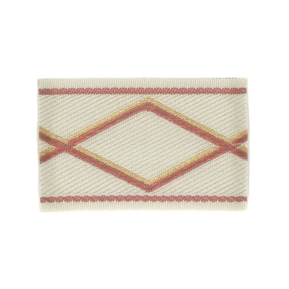 Yakima 7 Tile by Stout Designer Trim METROPOLITAN TRIM 52%SVI 48%POL CHINA Horizontal: 2.75 and Vertical: 0 2.25 in - Swanky Fabrics -