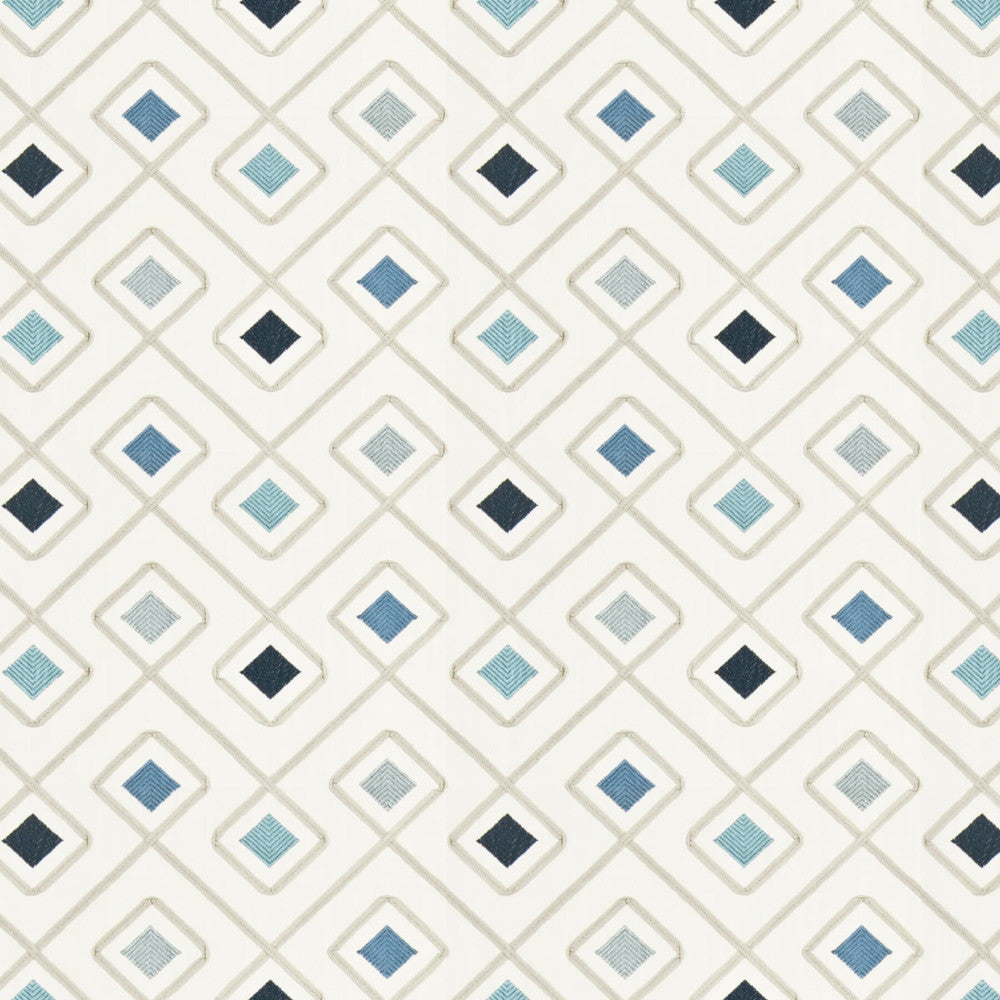 Yankee 1 Cadet by Stout Fabric RAINBOW LIBRARY OCEAN/FEDERAL 52%POL 48%COT %CEMB INDIA Horizontal: 12.75 and Vertical: 9 51 in - Fabric Carolina -