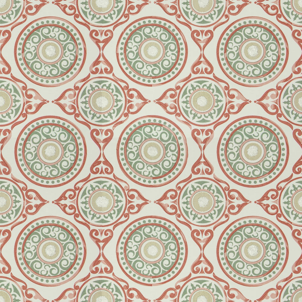 Yield 1 Coral by Stout Fabric Rainbow Library Berry/Cinnabar 100% Cotton Viscose Embroidery INDIA WYZENBEEK 30 000 DOUBLE RUB WEAR TEST (HEAVY DUTY) Horizontal: 18 and Vertical: 17.75 51 in - Fabric Carolina -