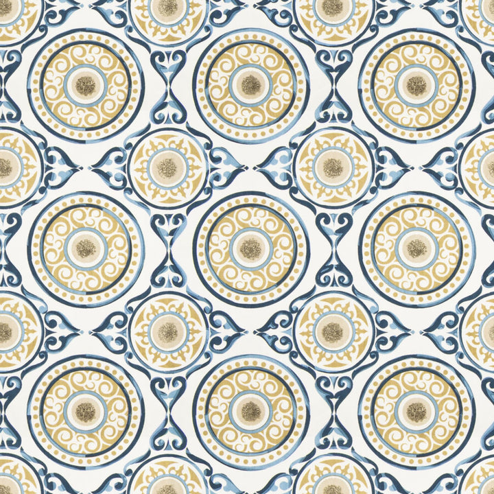 Yield 7 Ocean by Stout Fabric Rainbow Library Ocean/Federal 100% Cotton Viscose Embroidery INDIA WYZENBEEK 30 000 DOUBLE RUB WEAR TEST (HEAVY DUTY) Horizontal: 18 and Vertical: 17.75 51 in - Fabric Carolina -