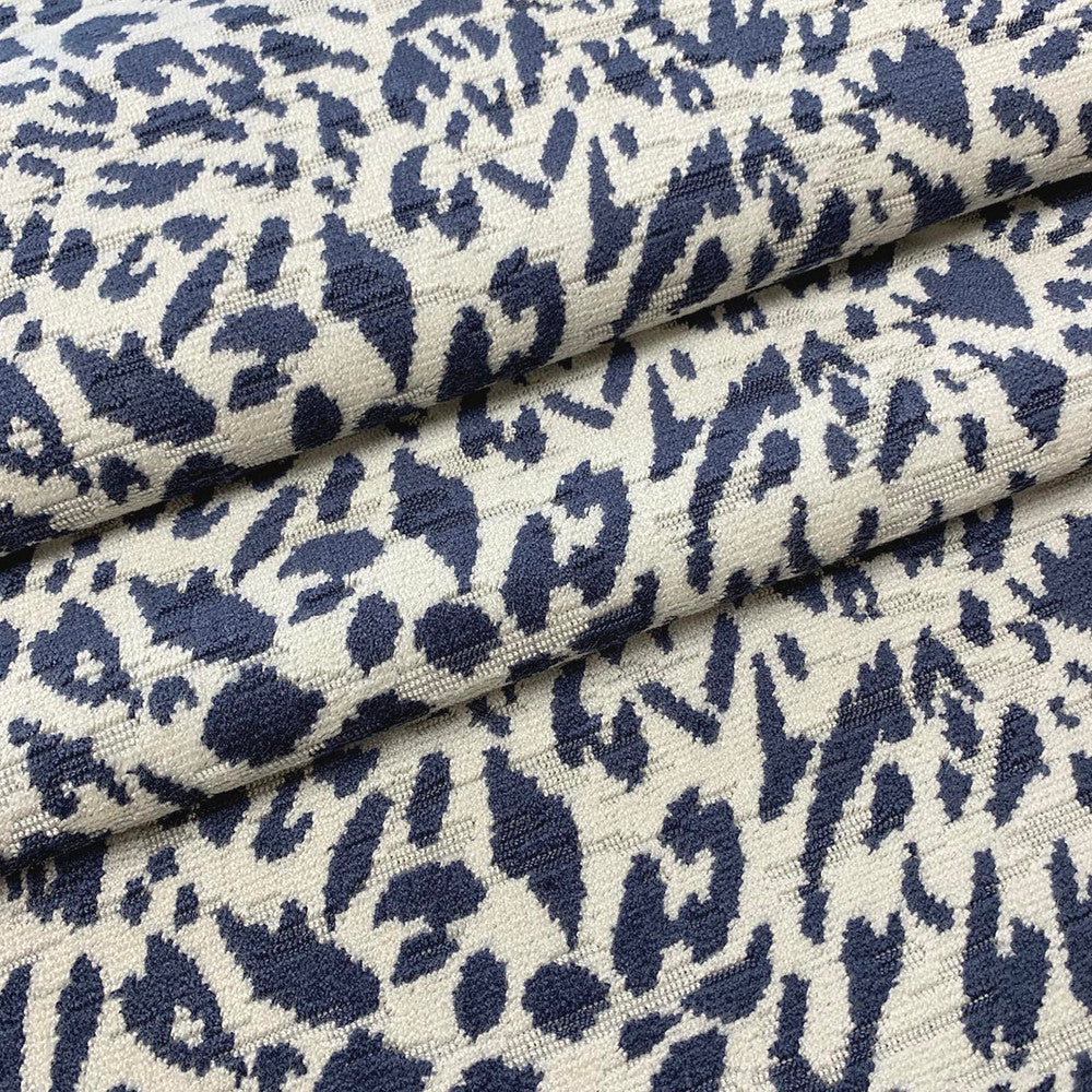 Yoden Blue by Magnolia Fabric - 54% Vis, 31% Poly, 15% Cot India 30,000+ Horizontal: 14 and Vertical: 8.5 54 - Fabric Carolina -