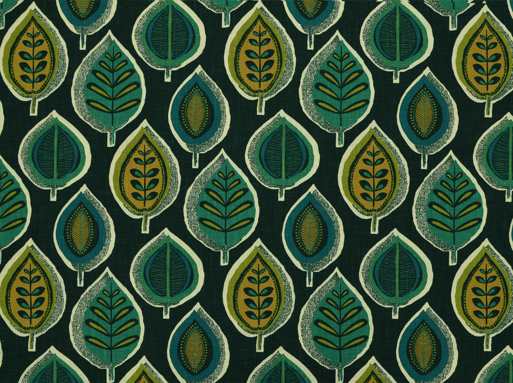 Yoshino 524 Mediterranean Bl by Covington Fabric 100% COTTON Pakistan 50000 Horizontal: 18 and Vertical: 17.5 55.75 - Fabric Carolina -