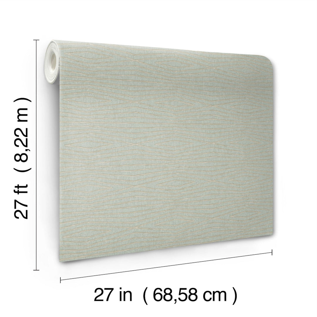 Daystone Soft Jade Wallpaper by Ronald Redding Designer