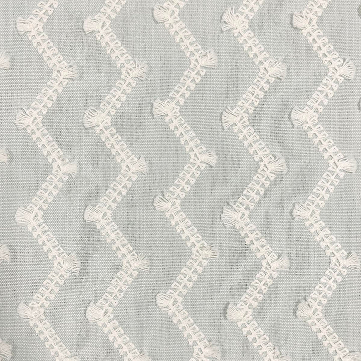 Zag Spa by Magnolia Fabric - Base: 100% Polyester Emb: 100% Cotton INDIA 5000 Horizontal: 4.50" and Vertical: 2" 53"  - Fabric Carolina -