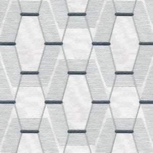 Zander White Grey by Norbar Fabric