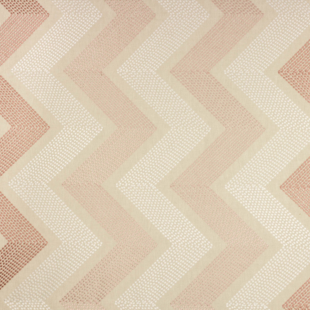 Zap Blush by Richloom Fabric See sample 50% POLYESTER 50% COTTON BASE (100% POLY EMB) USA or Imported </p><p>Repeat: 56" - Fabric Carolina -