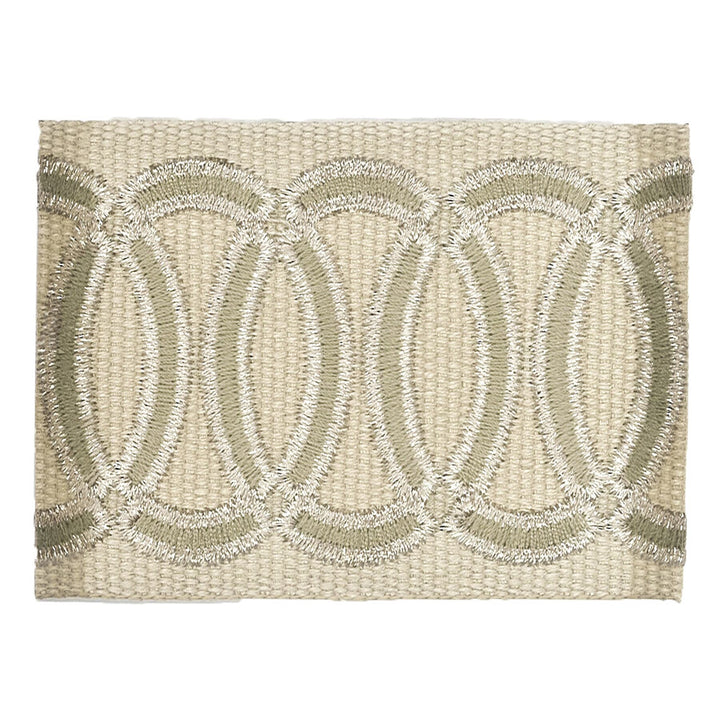 Zealot 1 Tan by Stout Trim Moondust Trim 40% Linen 32% Spun Viscose 24% Polyester 4% Metallic CHINA Horizontal: 0 and Vertical: 0 2.38 in - Fabric Carolina -