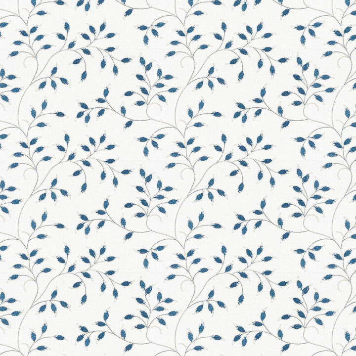 Zelig 2 Pacific by Stout Designer Fabric RAINBOW LIBRARY INK/SAPPHIRE 52%COT 48%POL %BEMB INDIA CATB 117-2013 WYZENBEEK 30 000 DOUBLE RUB WEAR TEST (HEAVY DUTY) Horizontal: 13 and Vertical: 9.25 52.25 in - Swanky Fabrics -