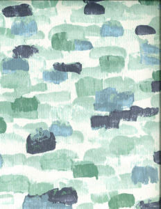 Zen Seafoam 100 by Norbar Designer Fabric MONTAGE 100% POLYESTER SPAIN 16 1/2"V 18"H 54" - Swanky Fabrics -