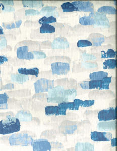 Zen Storm 200 by Norbar Designer Fabric MONTAGE 100% POLYESTER SPAIN 16 1/2"V 18"H 54" - Swanky Fabrics -