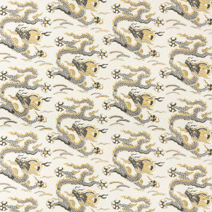 Zen Dragon Gold by Kravet Couture Fabric
