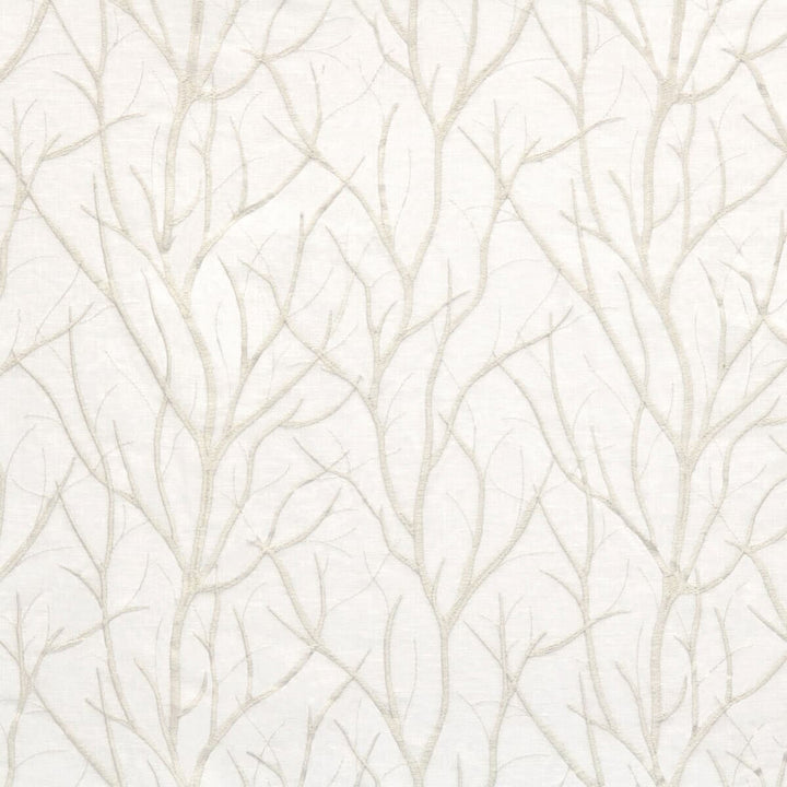 Zephyr 1 Ash by Stout Fabric Color My Window Ash/Smoke 54% Linen 32% Cotton 14% Polyester Polyester Embroidery INDIA Horizontal: 12.75 and Vertical: 12.75 51.5 in - Fabric Carolina -