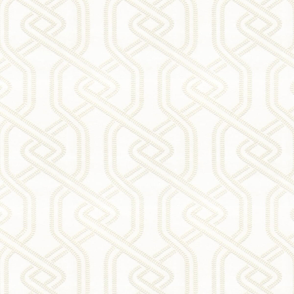 Zeppelin 3 Porcelain by Stout Fabric Color My Window Embroidery/Snow 100% Polyester Rayon Embroidery INDIA FLAME RETARDANT-U.F.A.C. CLASS 1 (OR A) CATB 117-2013 WYZENBEEK 6 000 DOUBLE RUB WEAR TEST (LIGHT DUTY) Horizontal: 10.25 and Vertical: 12 51 in - Fabric Carolina -