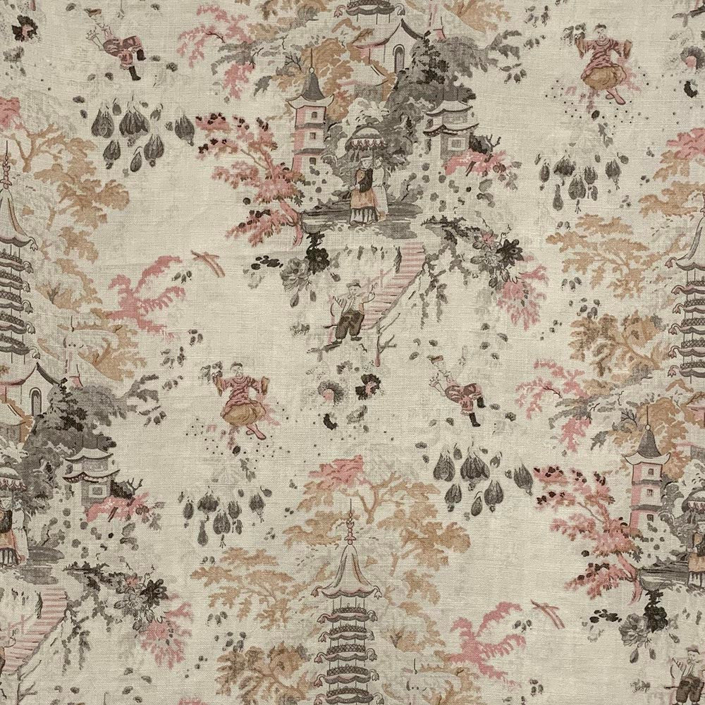 Zhi Olay by Magnolia Fabric See sample 100% Linen UK 33,000 </p><p>Repeat: Horizontal: 27.00 and Vertical: 27.00 54" - Fabric Carolina -