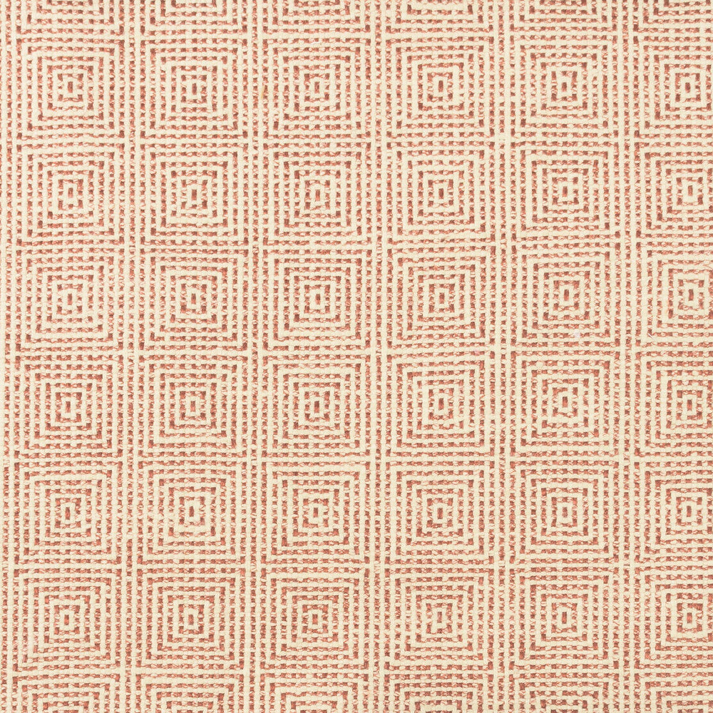 Ziggy 1 Tile by Stout Designer Fabric COMFORTABLE LIVING BLUSH/GINGER 72%COT 28%POL INDIA CATB 117-2013 WYZENBEEK 20 000 DOUBLE RUB WEAR TEST (HEAVY DUTY) Horizontal: 1.125 and Vertical: 1.000 55 in - Swanky Fabrics -
