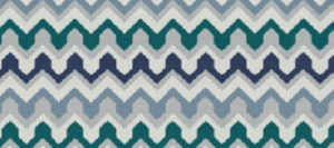 Ziggy Denim 60 by Norbar Designer Fabric DEL SOL 100% SOLUTION DYED ACRYLIC GERMANY 14 1/2"V 9 1/8"H 54 - Swanky Fabrics -