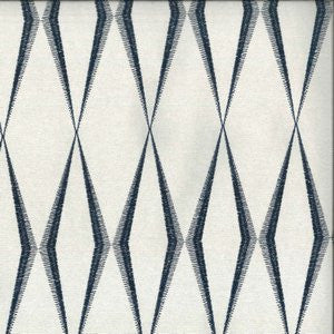 Zig Zag Navy by Norbar Fabric See Sample 34% VISCOSE 28% POLYESTER CHINA 60,000 WYZENBEEK 54 - Fabric Carolina -