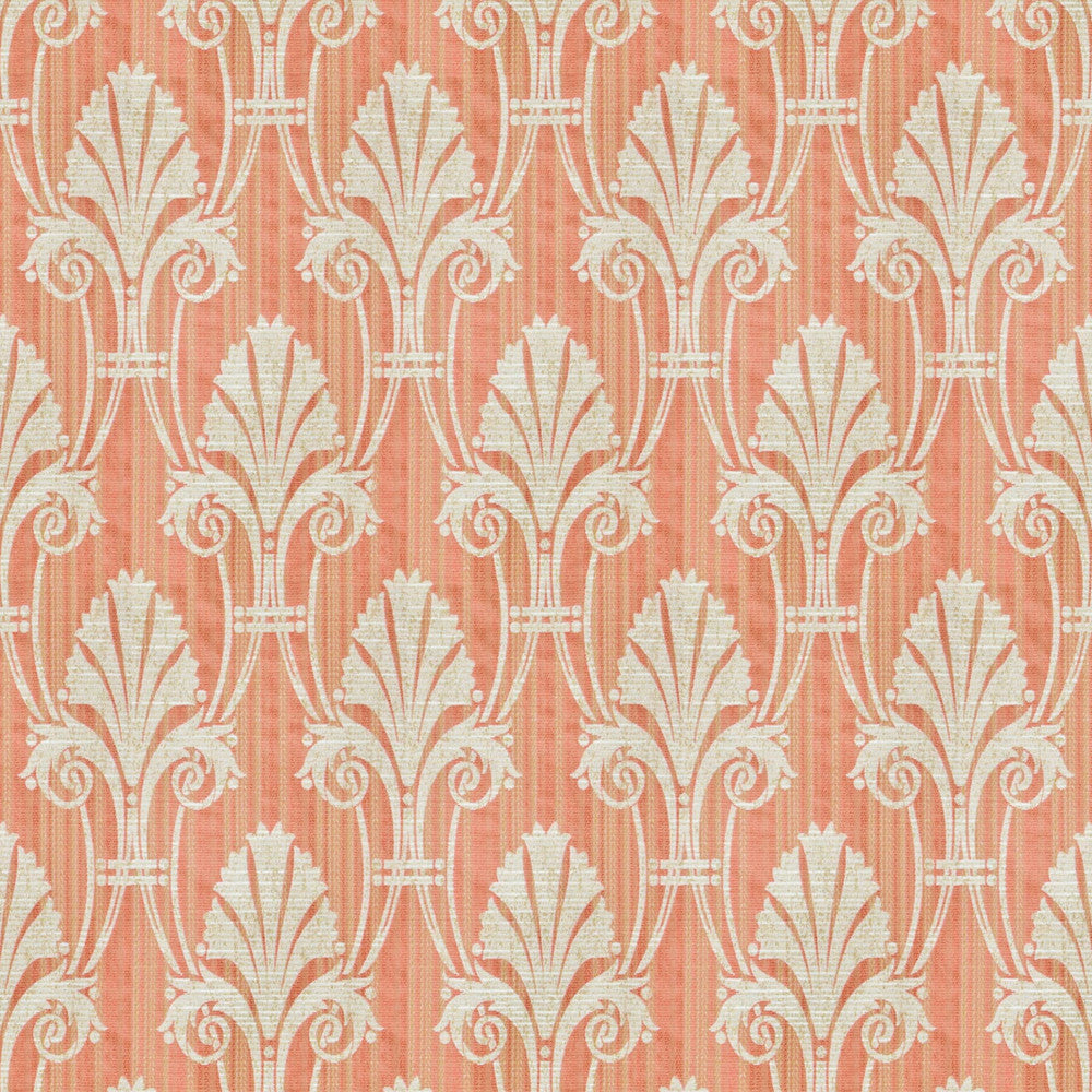 Zion 1 Shrimp by Stout Fabric Stout Fabric Zion 1 ShrimpFabric COMFORTABLE LIVING CORAL/SHRIMP USA </p><p>Repeat: H: 7.000, V: 12.875 54 in - Fabric Carolina -