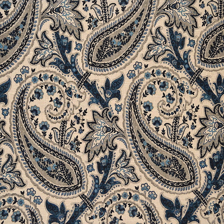Zondo Indigo by Magnolia Fabric our website for purchase 55 Linen 45 Cotton CHINA 15,000 Horizontal: 13.50 and Vertical: 27.00 54" - Fabric Carolina -